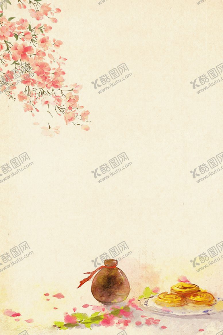 编号：69850209302321534105【酷图网】源文件下载-中国风树枝背景