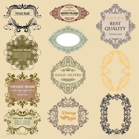 复古精美装饰边框集合