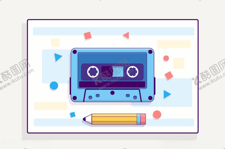 编号：68824510300823004415【酷图网】源文件下载-磁带