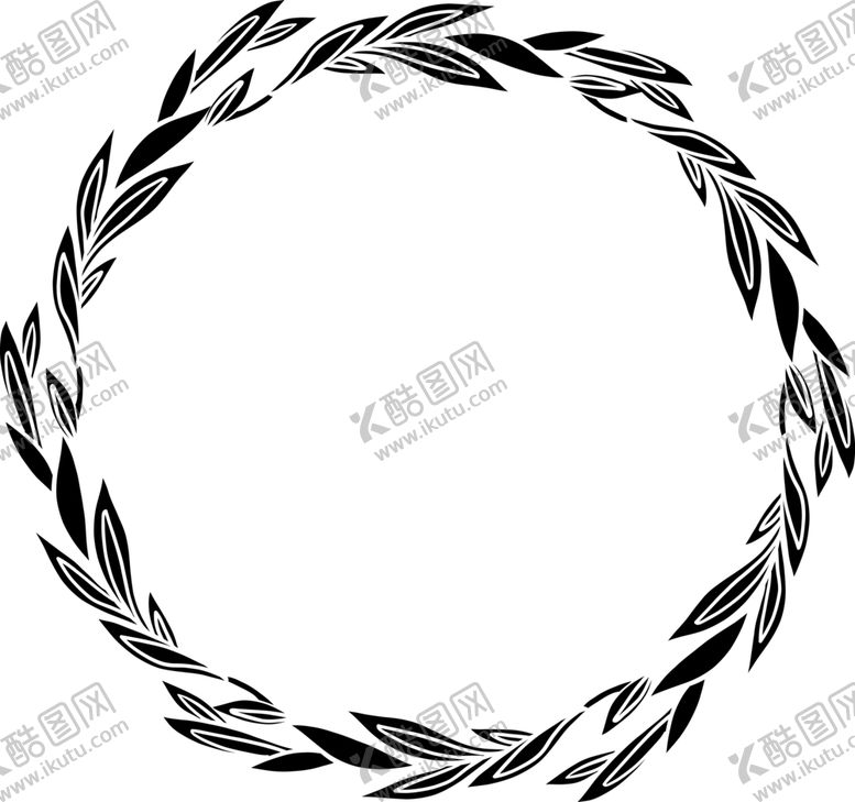 编号：52582107041803544014【酷图网】源文件下载-圆形花环