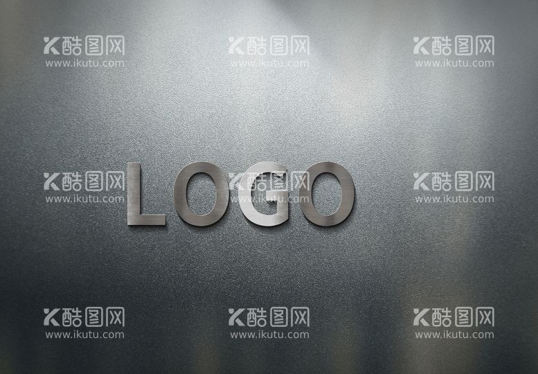 编号：46009411171553447312【酷图网】源文件下载-银色logo样机立体字正面