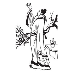 国学人物插画