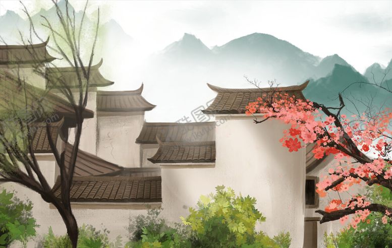 编号：94565205051715258252【酷图网】源文件下载-古风建筑