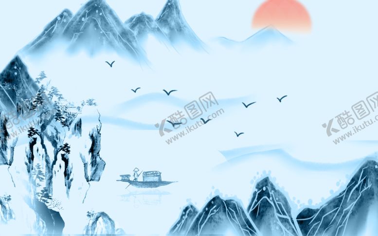 编号：21759304202152028726【酷图网】源文件下载-山水画
