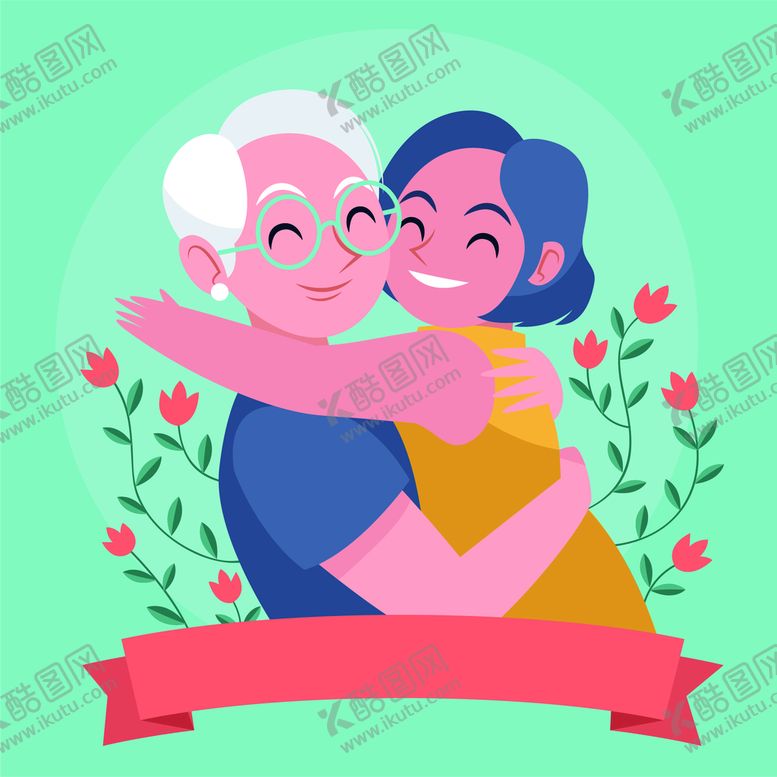 编号：45980609112319553207【酷图网】源文件下载-祖孙情外公外婆隔代亲