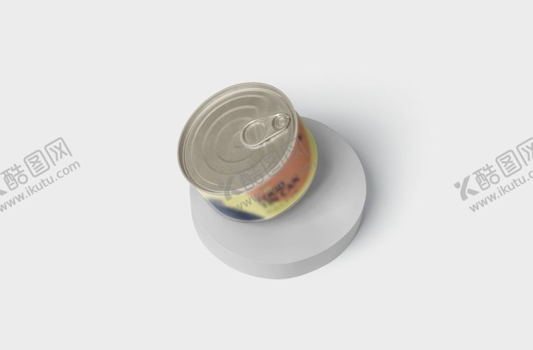 编号：16576209170119092499【酷图网】源文件下载-金属罐头包装样机