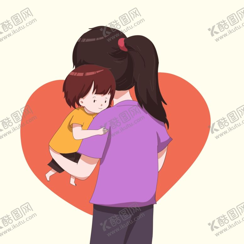 编号：48050909191540529916【酷图网】源文件下载-感恩母亲卡通元素可爱人物