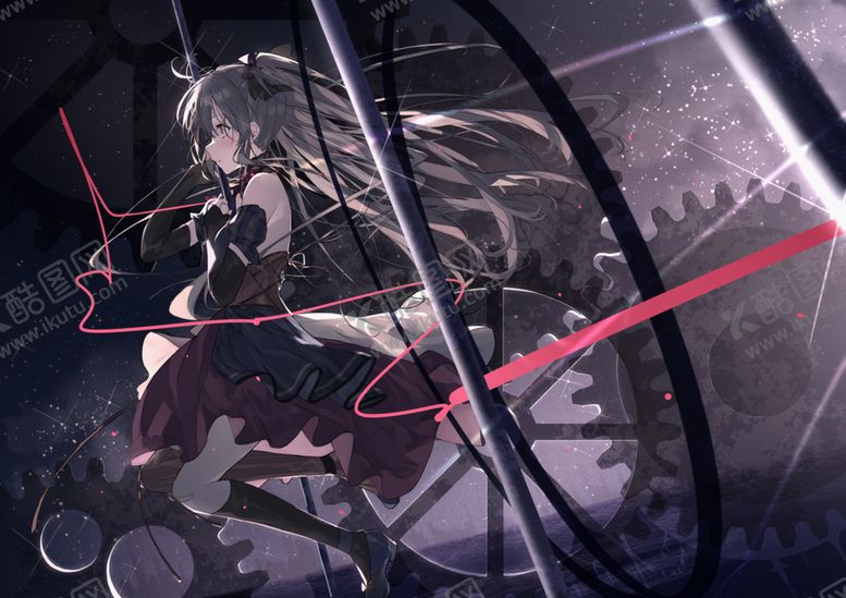 编号：10044305102137082624【酷图网】源文件下载-彩色动漫人物插画背景