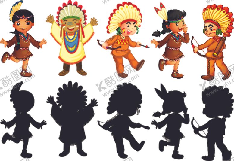 编号：45925409182257289173【酷图网】源文件下载-矢量人物景素材