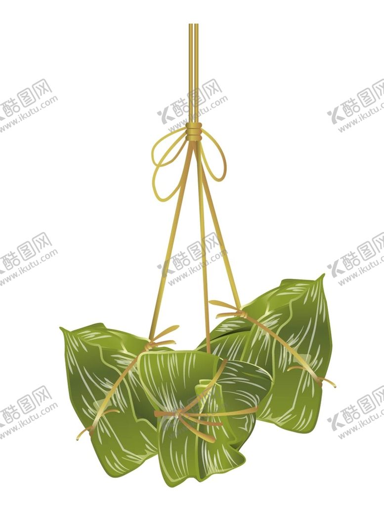 编号：89467509140752383789【酷图网】源文件下载-粽子端午节美食粽叶