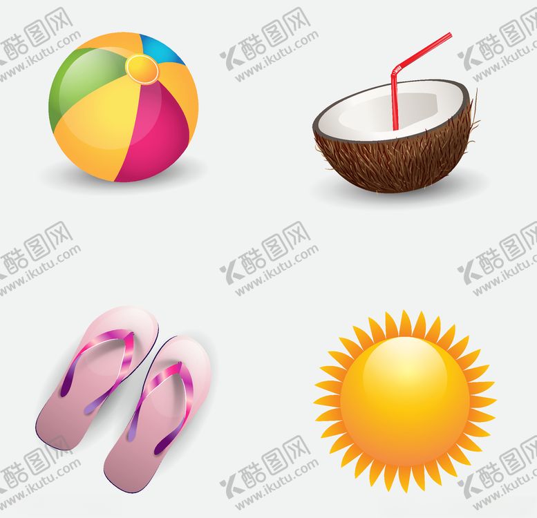 编号：24226307061452354026【酷图网】源文件下载-夏日元素