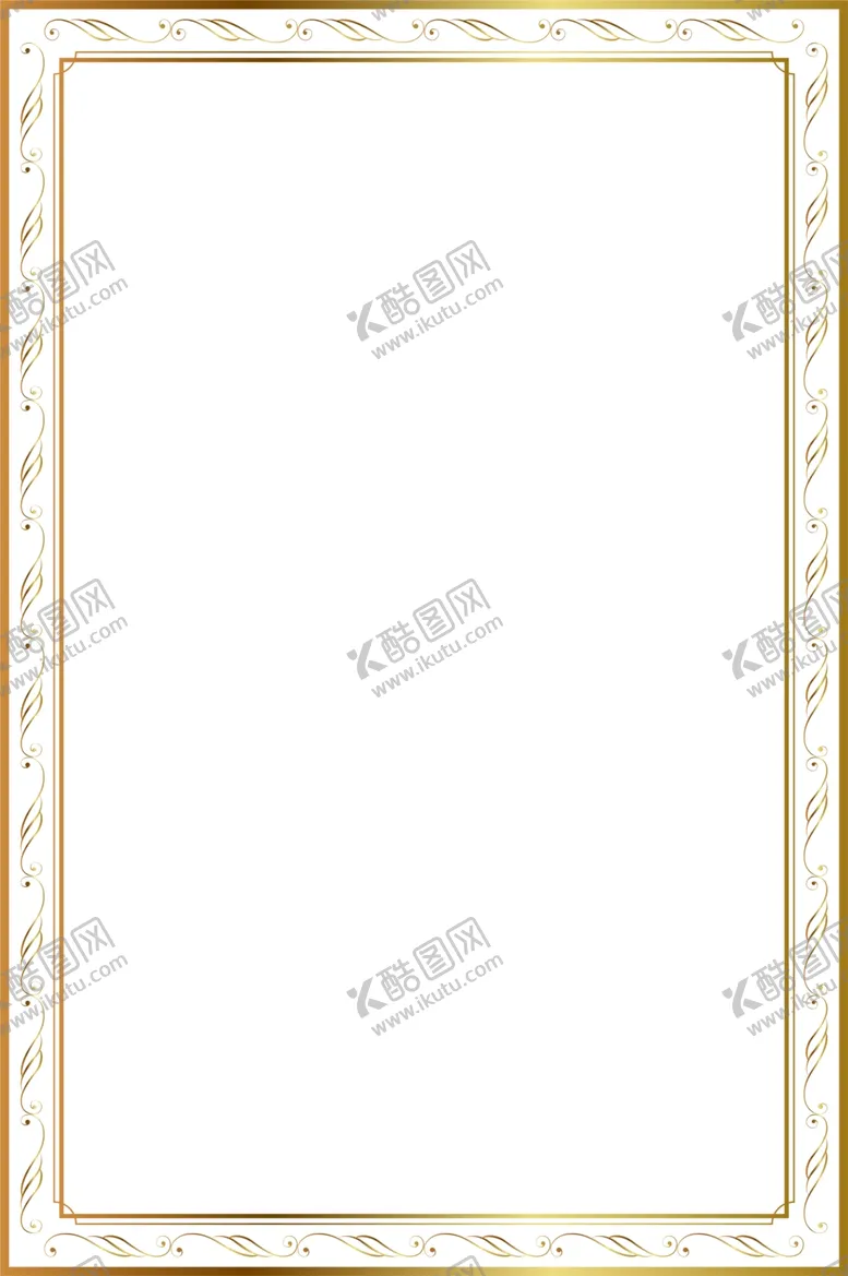编号：95662506251701412870【酷图网】源文件下载-烫金欧式奖状边框