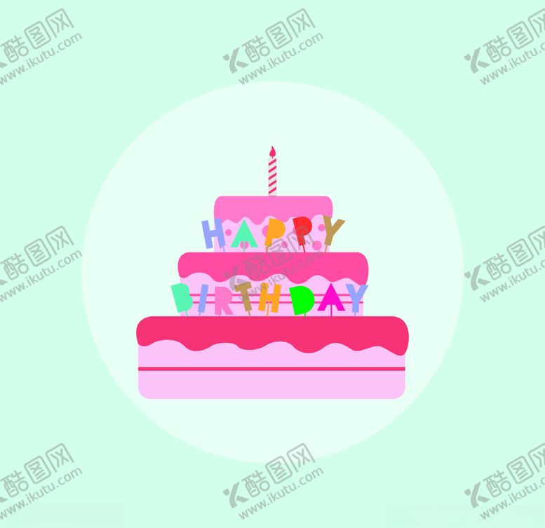 编号：24157907141137399755【酷图网】源文件下载-生日蛋糕小图标