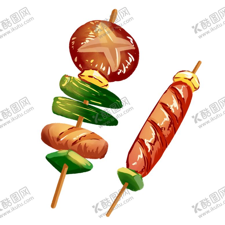 编号：54016109121405148771【酷图网】源文件下载-烤串