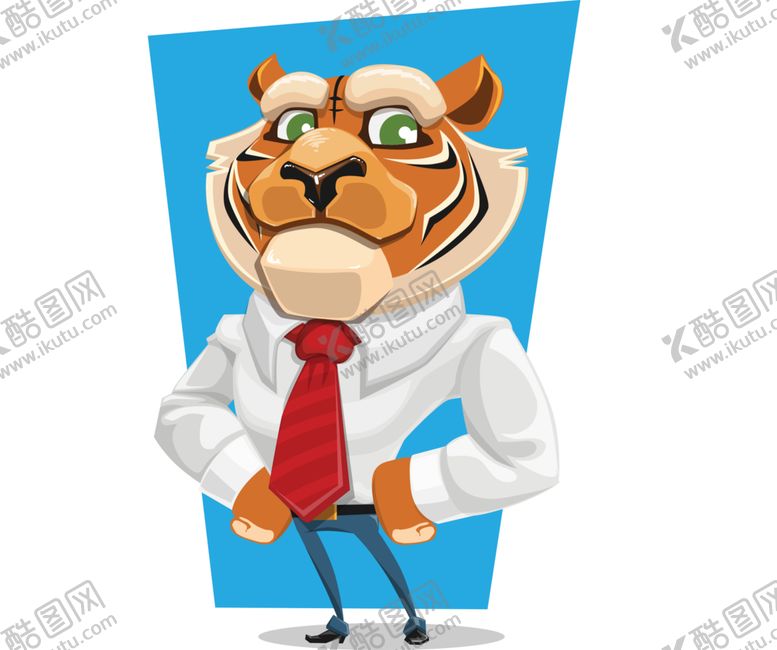 编号：97955709242318037949【酷图网】源文件下载-叉腰老虎