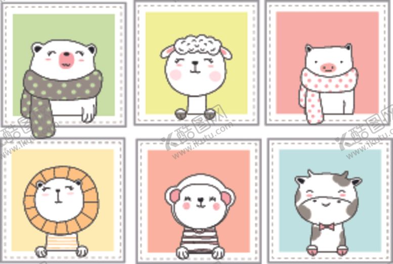 编号：69090406190947528328【酷图网】源文件下载-卡通动物