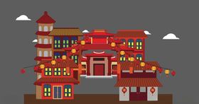 新年建筑
