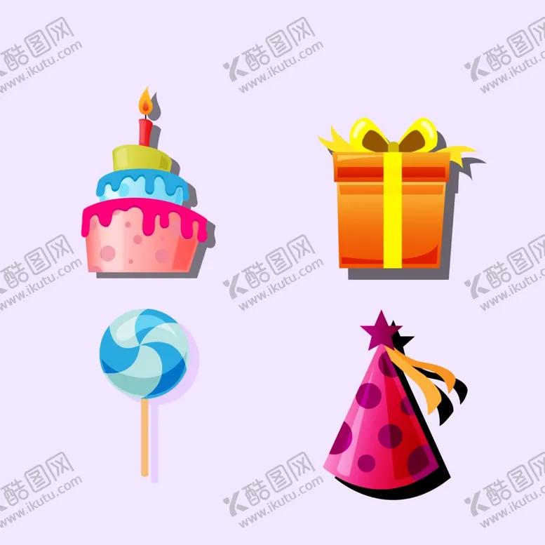 编号：40197701300849266036【酷图网】源文件下载-生日相关元素