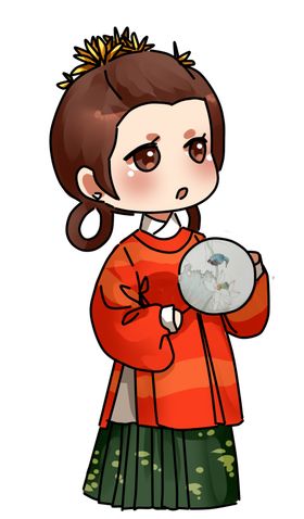 卡通汉服人物