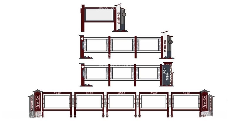 编号：66935412180728544484【酷图网】源文件下载-宣传栏文化校园宣传栏乡村