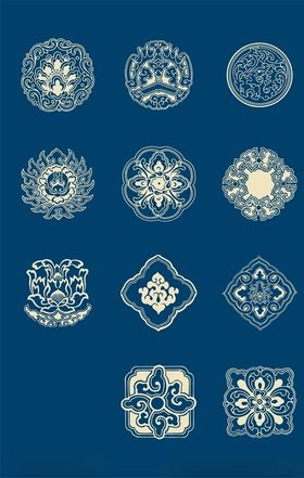 中国风古典花纹边框素材