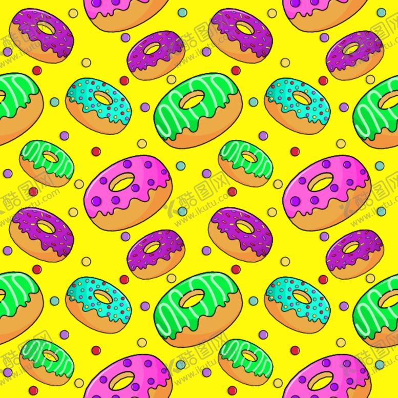 编号：72693409090318059653【酷图网】源文件下载-食品花纹图案