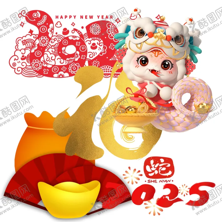 编号：77021302221510549672【酷图网】源文件下载-蛇年素材
