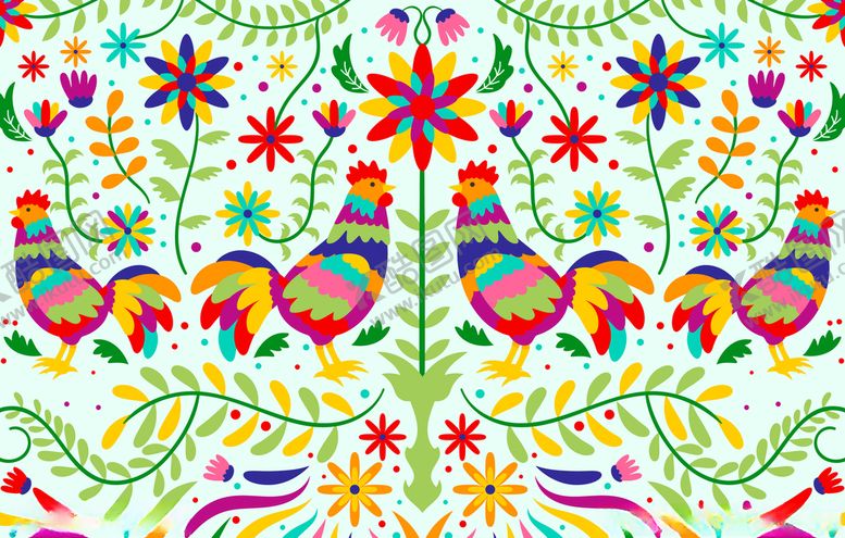 编号：50184610021919487153【酷图网】源文件下载-花圈多彩背景