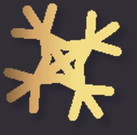雪花冬季金色渐变创意
