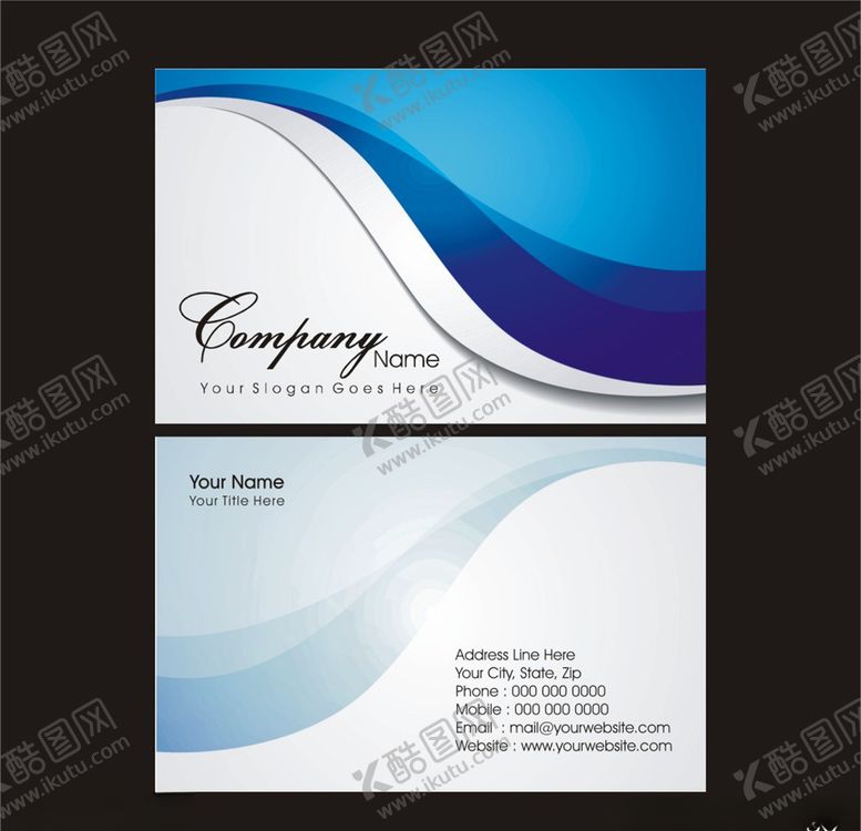 编号：23075610141434354646【酷图网】源文件下载-简约名片