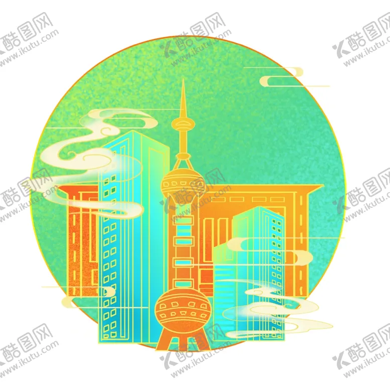 编号：41605802031949127959【酷图网】源文件下载-国潮插画背景