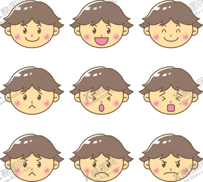 编号：16341909090047322448【酷图网】源文件下载-人物表情