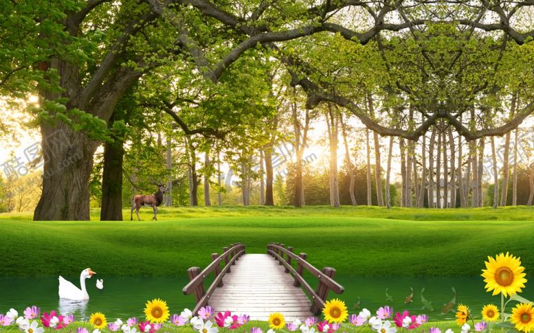 编号：48320810091449315455【酷图网】源文件下载-草地花朵