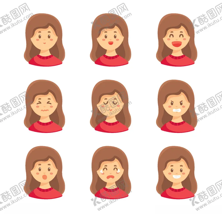 编号：46562806271331089201【酷图网】源文件下载-不同表情