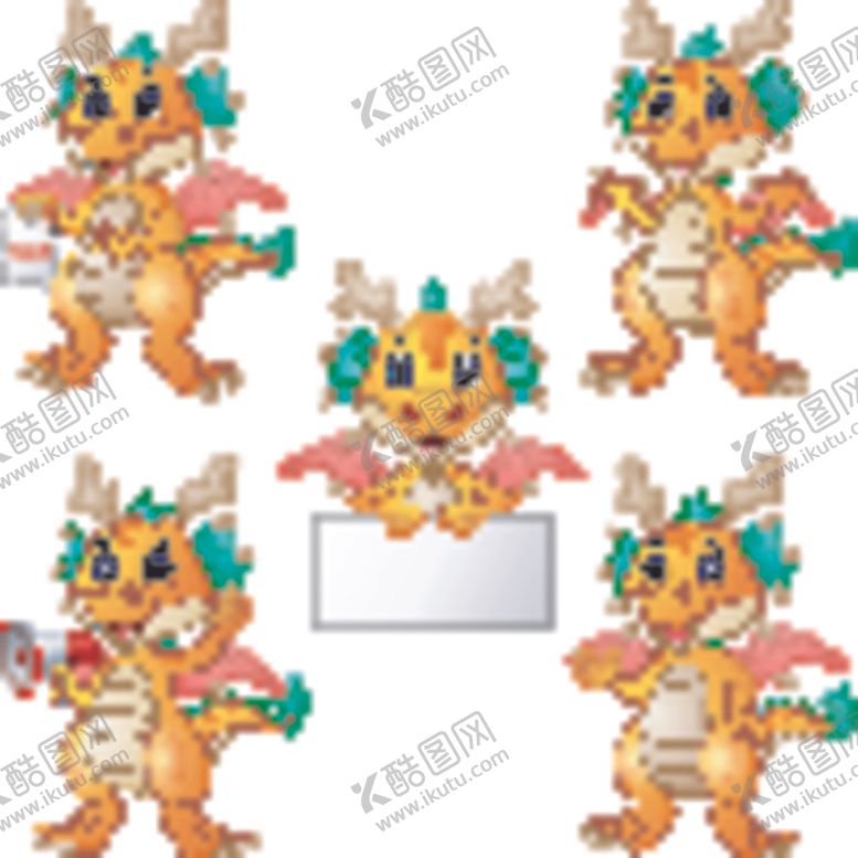 编号：32767306272228155532【酷图网】源文件下载-恐龙图标