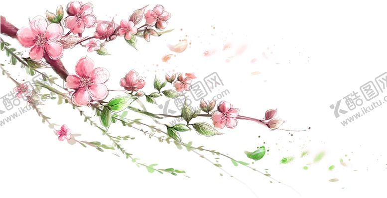 编号：59209910101634504393【酷图网】源文件下载-花枝