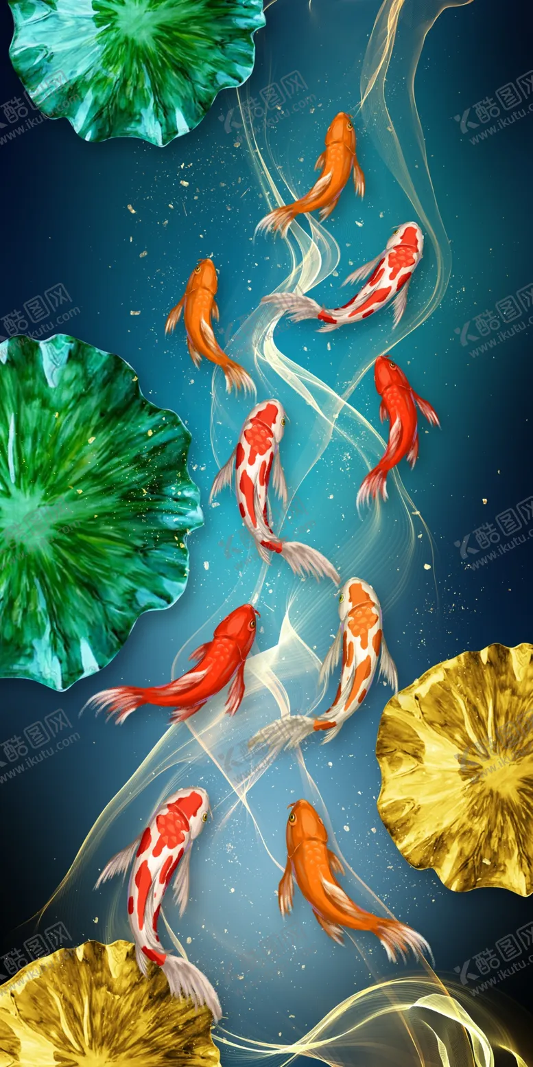 编号：82279111022316205236【酷图网】源文件下载-九鱼图入户玄关画