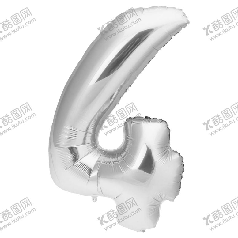 编号：79200110061342189019【酷图网】源文件下载-银色气球字4