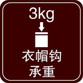 3KG衣帽钩承重