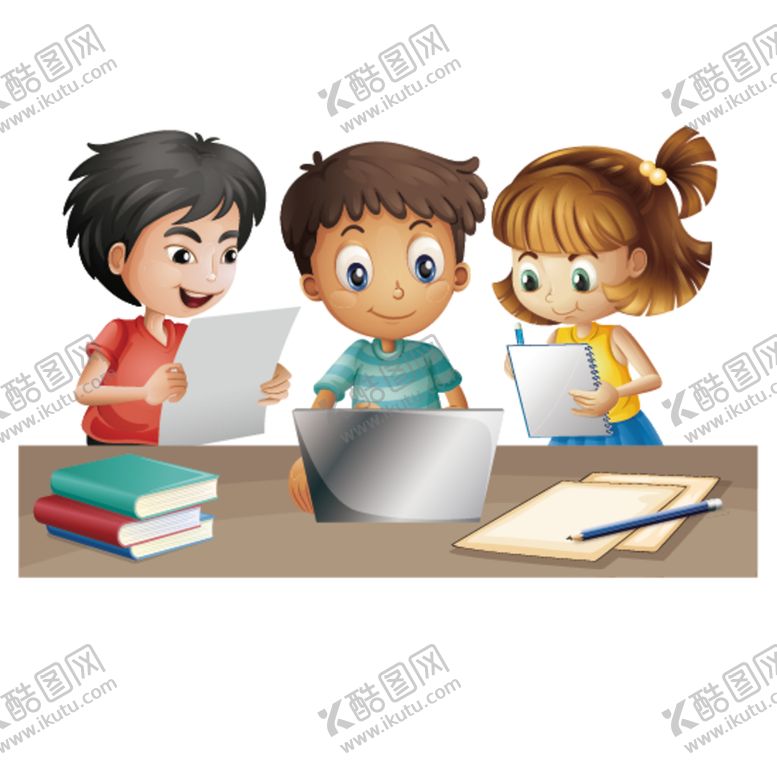编号：45395405110219578354【酷图网】源文件下载-小朋友积极讨论中