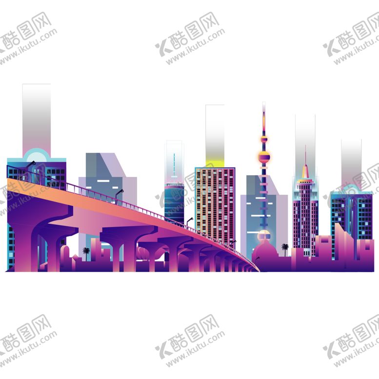 编号：25762906170732337031【酷图网】源文件下载-城市剪影