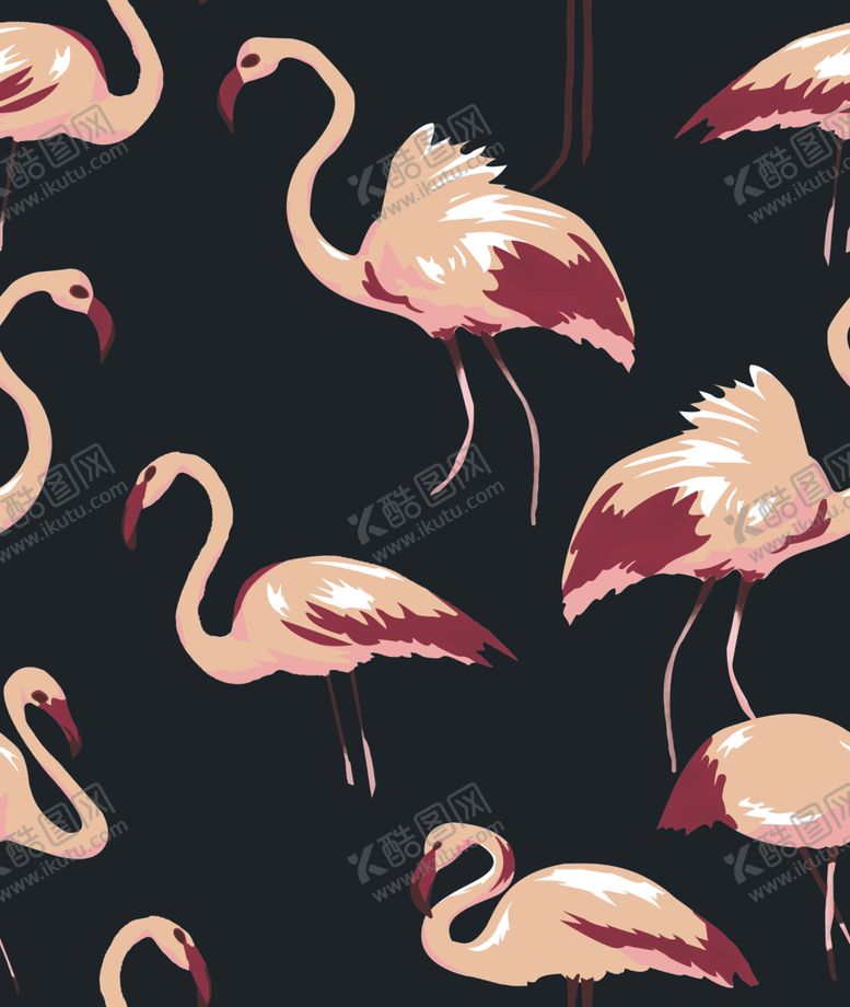 编号：42526810101855213639【酷图网】源文件下载-火烈鸟