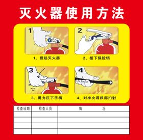 灭火器使用方法消防栓使用方法