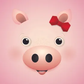 可爱小猪