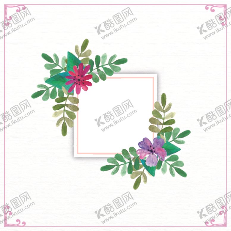 编号：96195904231441014708【酷图网】源文件下载-水彩花卉插画