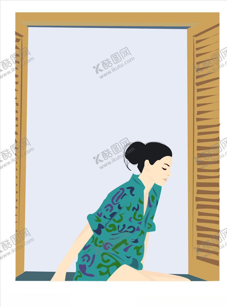 编号：84370310130851182342【酷图网】源文件下载-卡通女人