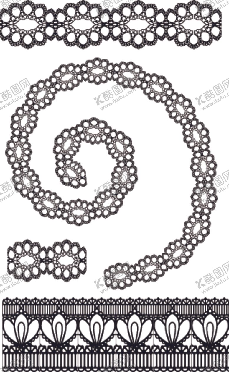 编号：74279210031708214382【酷图网】源文件下载-蕾丝花边花纹图案