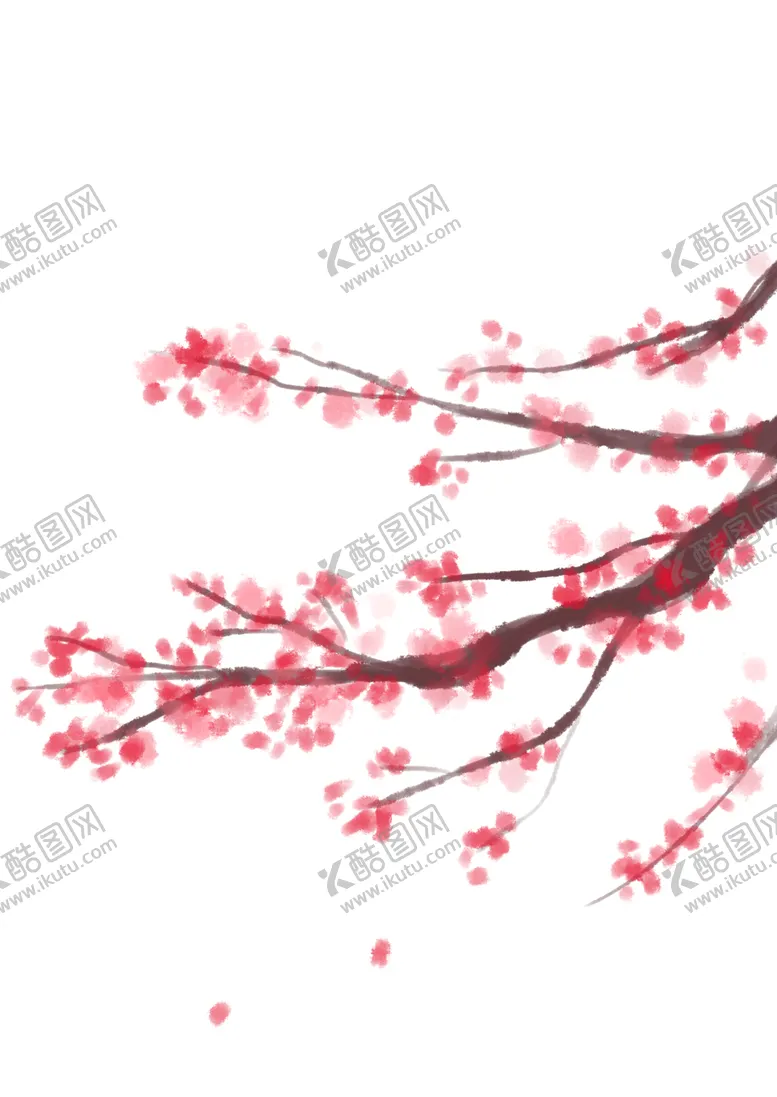 编号：69759505121054264834【酷图网】源文件下载-中国风水墨梅