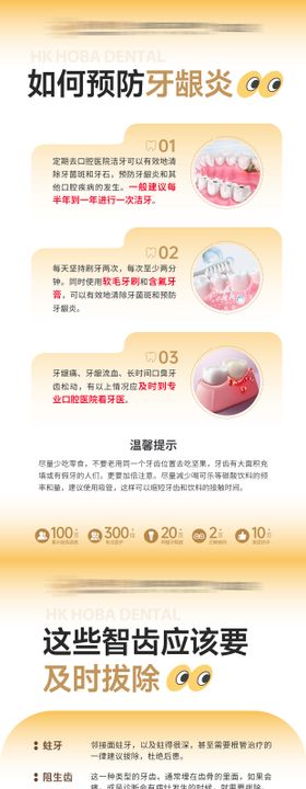 口腔全科科普海报