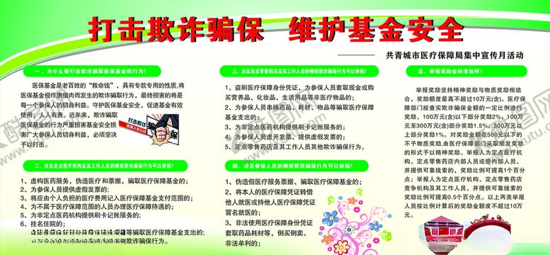 编号：42031210171718227100【酷图网】源文件下载-医保宣传栏